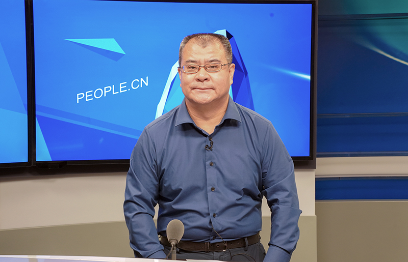 中國東方演藝集團黨委書記、董事長景小勇接受人民網(wǎng)專訪。