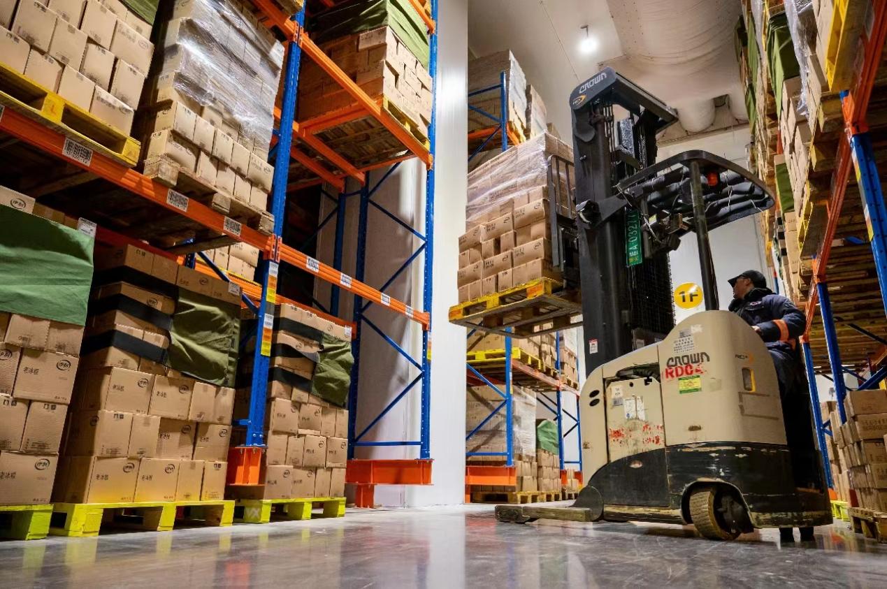 萬緯冷鏈南寧園區(qū)。 人民網(wǎng) 嚴(yán)立政攝