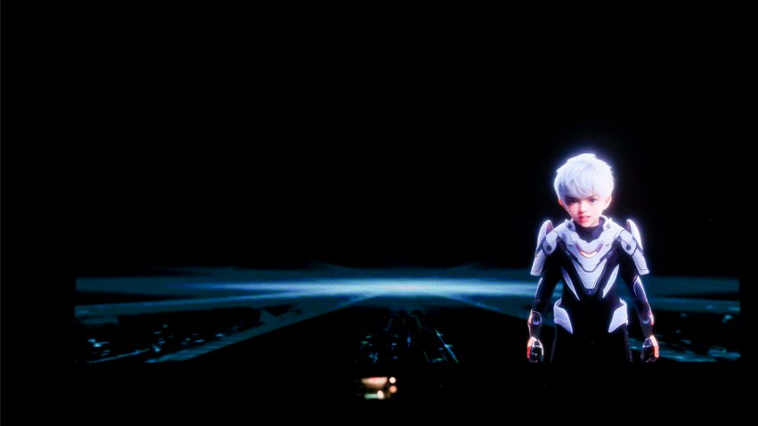 人民網(wǎng)原創(chuàng)虛擬主持人白澤。主辦方供圖