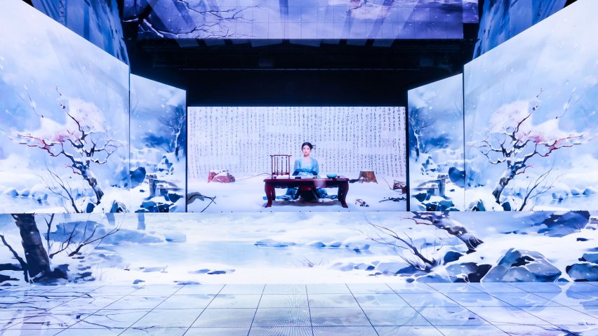 網(wǎng)易云音樂與小冰公司推出虛擬歌手陳水若演唱《風(fēng)雪千千》。主辦方供圖